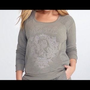 Torrid Rebel Wilson Quilted Sweatshirt Size 5